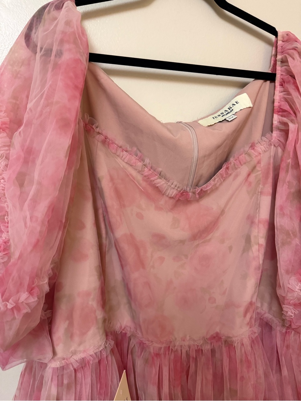 NEW Jessakae Jewel lace pink twirly dress - Picture 10 of 15